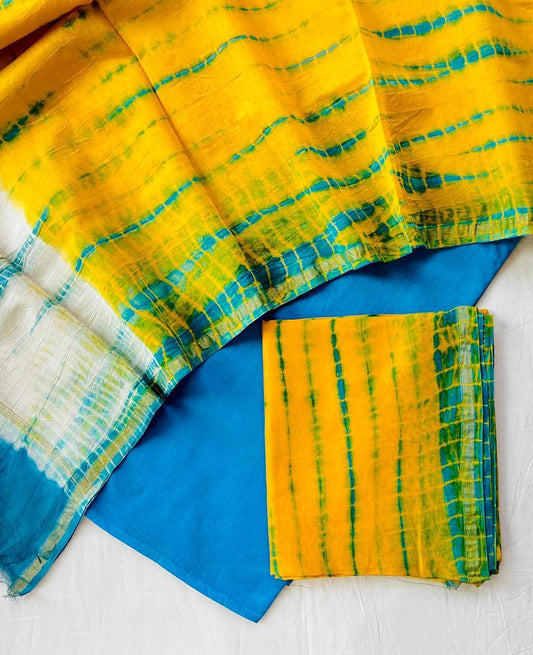 Pure Chanderi Silk Suit