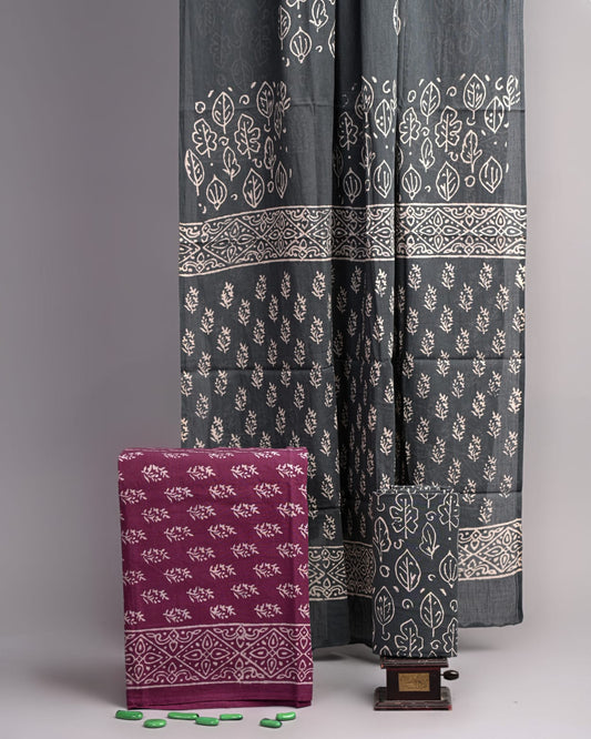 Hand Block printed Cotton Suit Set
