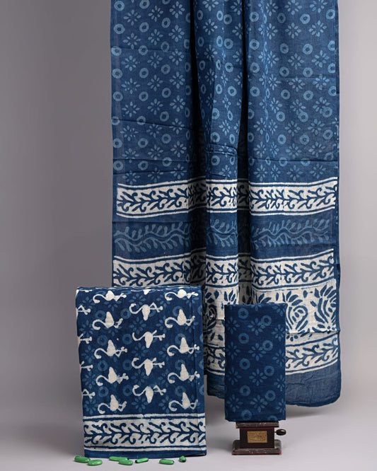 Hand Block printed Cotton Suit Set