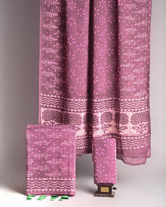 Hand Block printed Cotton Suit Set