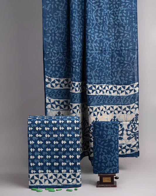 Hand Block printed Cotton Suit Set