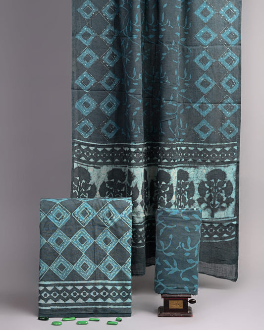 Hand Block printed Cotton Suit Set