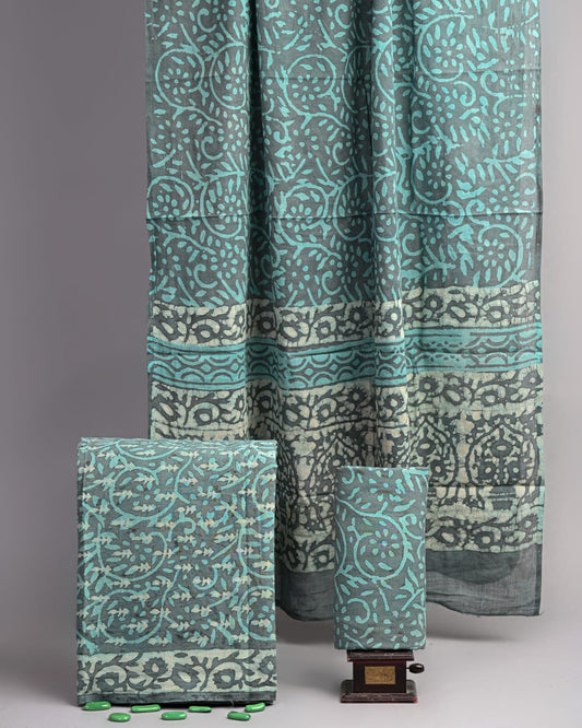 Hand Block printed Cotton Suit Set