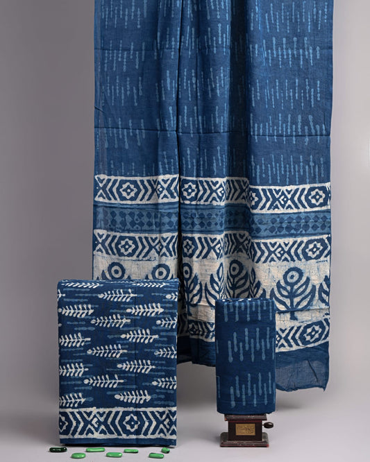 Hand Block printed Cotton Suit Set