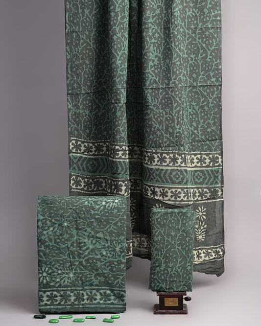 Hand Block printed Cotton Suit Set