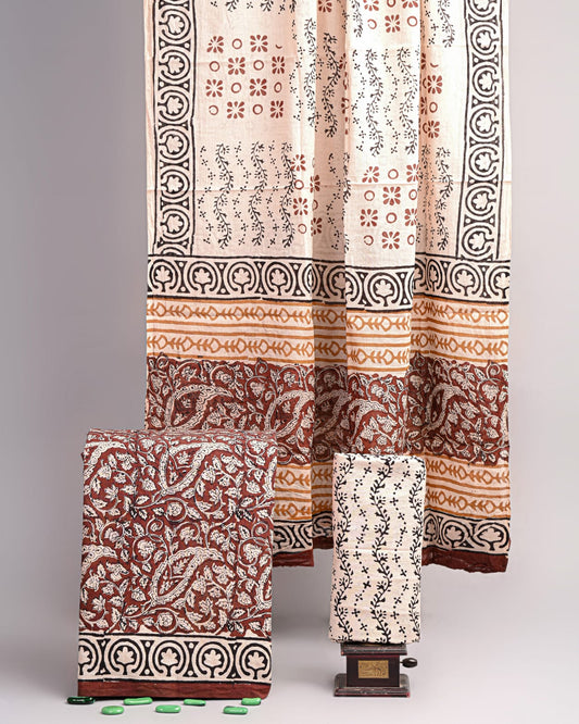 Hand Block printed Cotton Suit Set