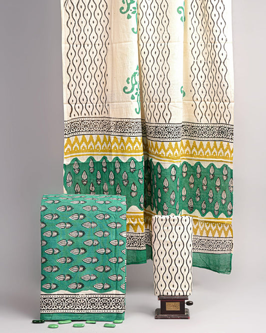 Hand Block printed Cotton Suit Set