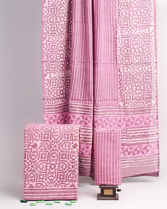 Hand Block printed Cotton Suit Set