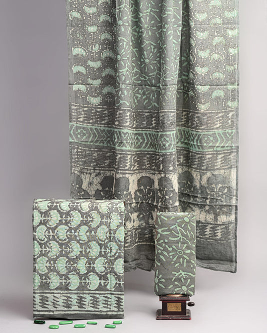 Hand Block printed Cotton Suit Set