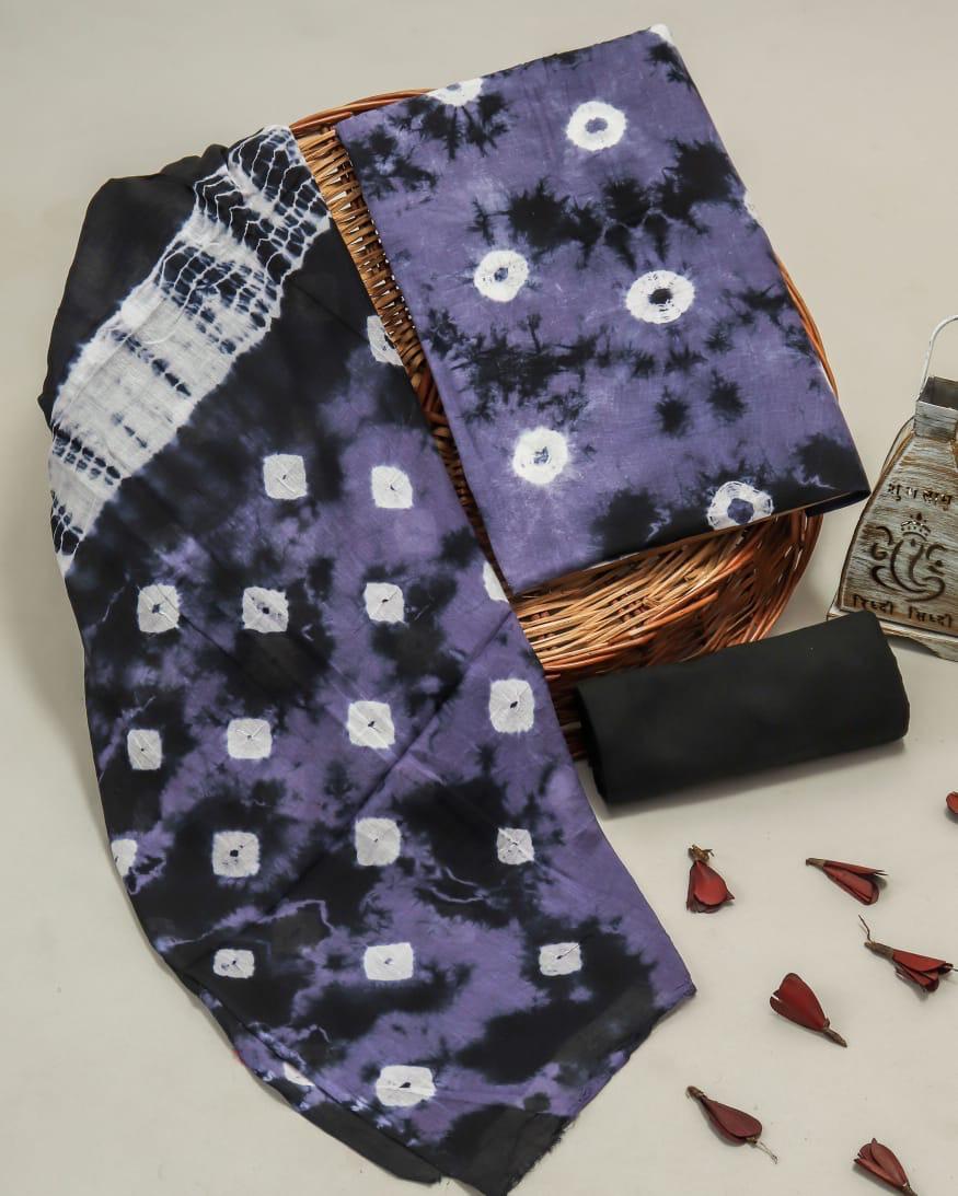 Hand Block Printed Cotton Suit Set