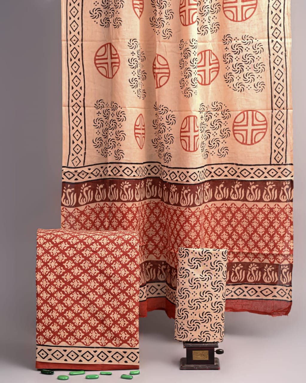 Hand Block Printed Cotton Suit Set