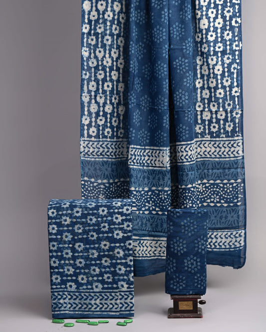 Hand Block Printed Cotton Suit Set