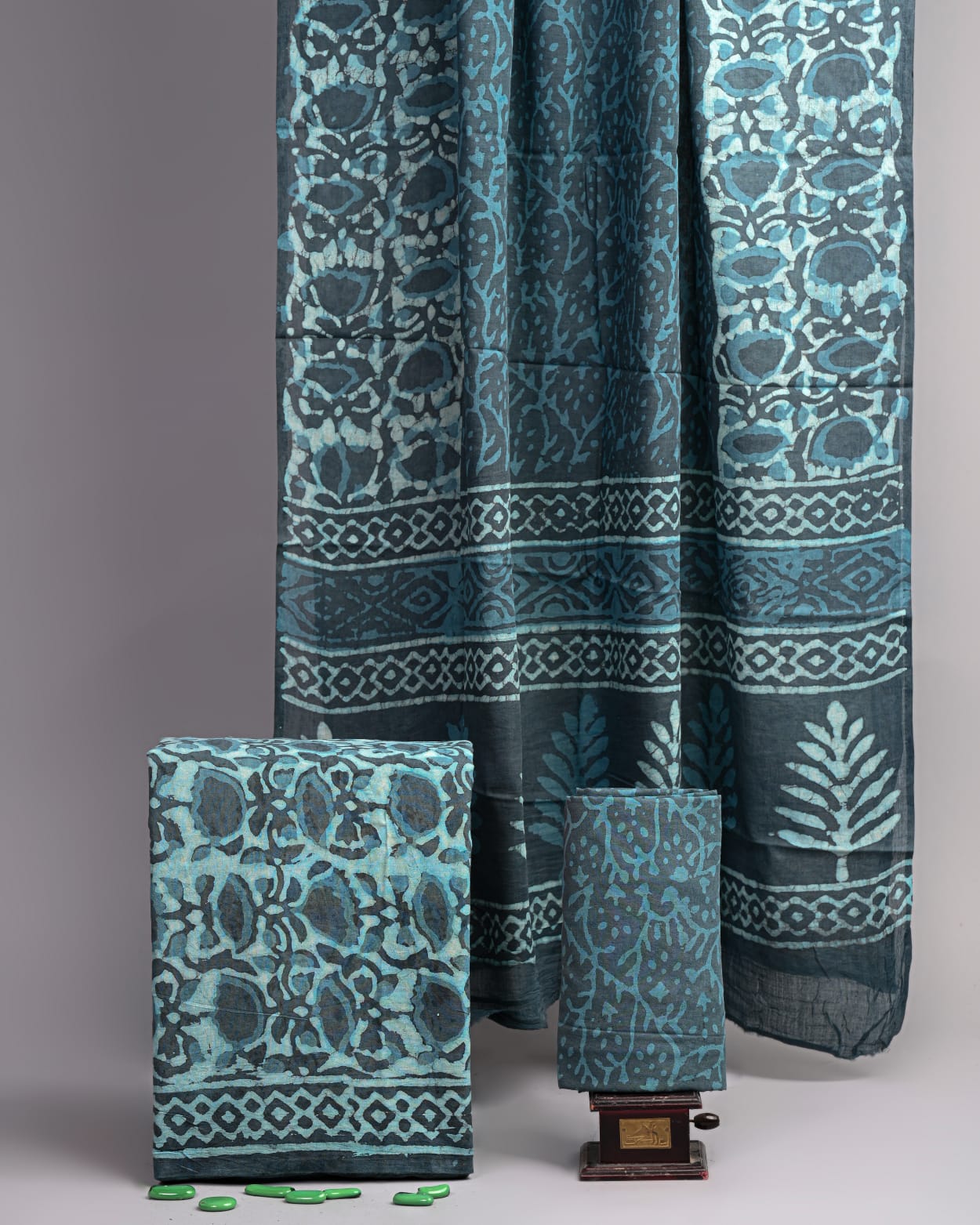 Hand Block Printed Cotton Suit Set