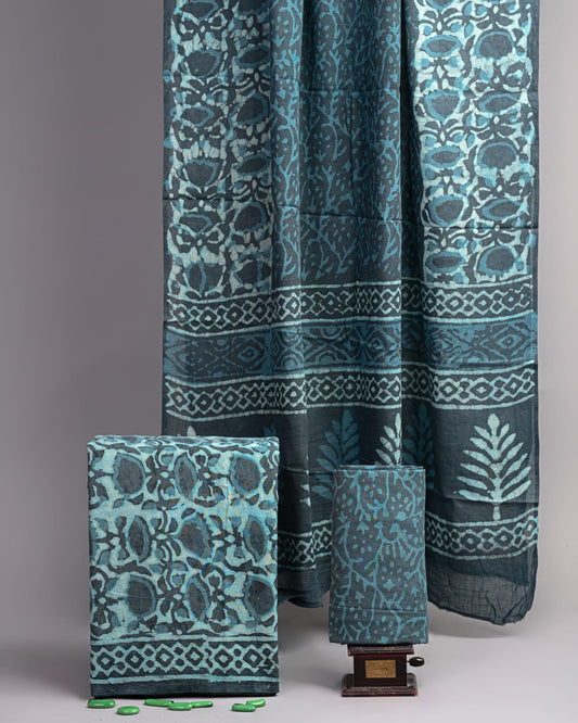 Hand Block Printed Cotton Suit Set