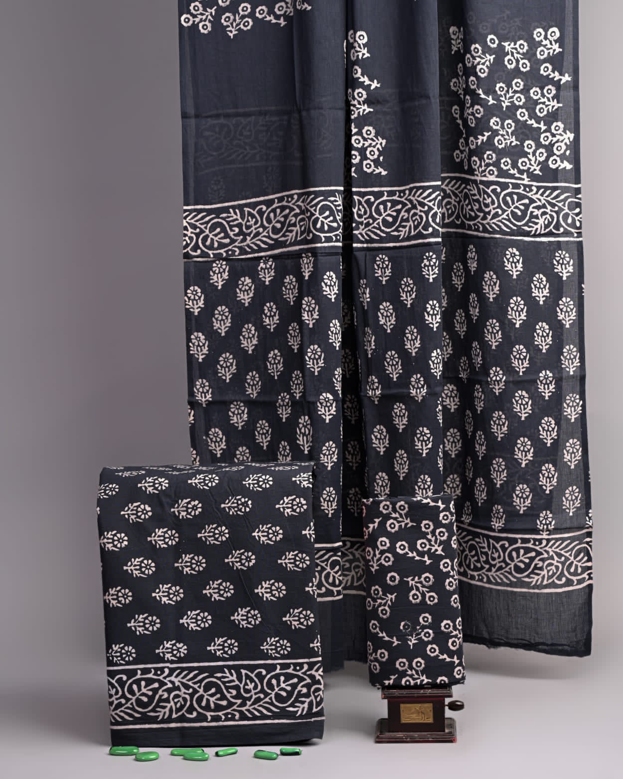 Hand Block Printed Cotton Suit Set