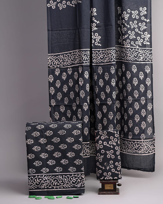 Hand Block Printed Cotton Suit Set