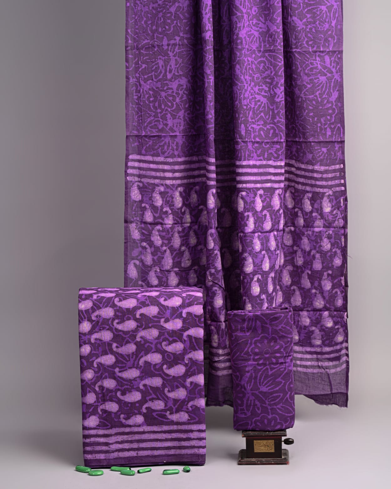 Hand Block Printed Cotton Suit Set