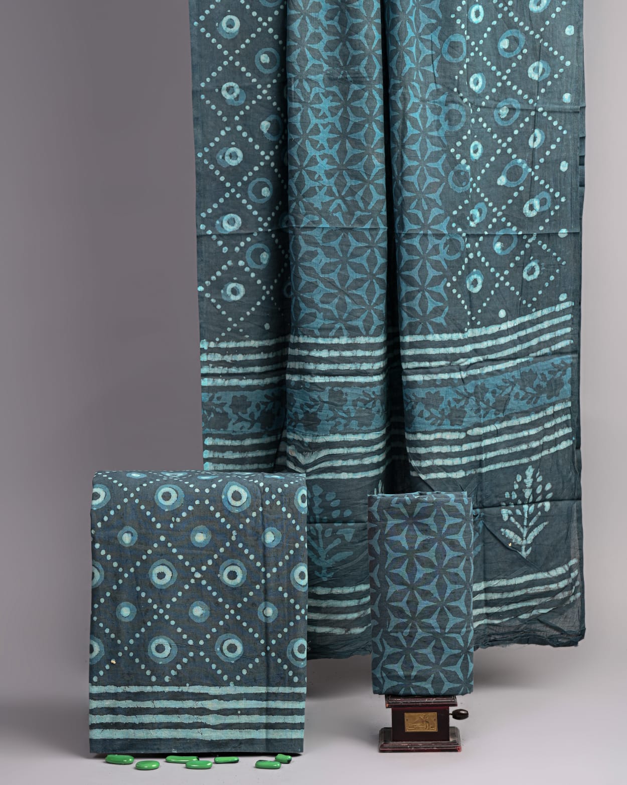 Hand Block Printed Cotton Suit Set