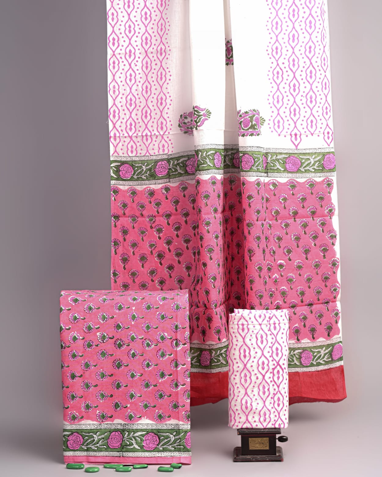 Hand Block Printed Cotton Suit Set