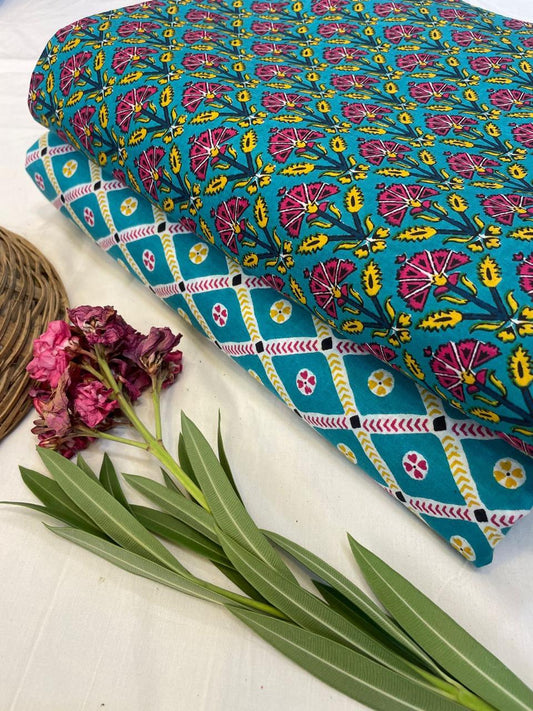 Cotton Running Fabric Combo Sets