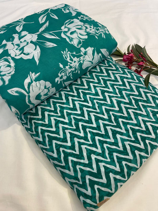 Cotton Running Fabric Combo Sets