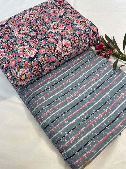 Cotton Running Fabric Combo Sets