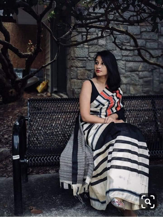 Pure Cotton MulMul Printed Saree