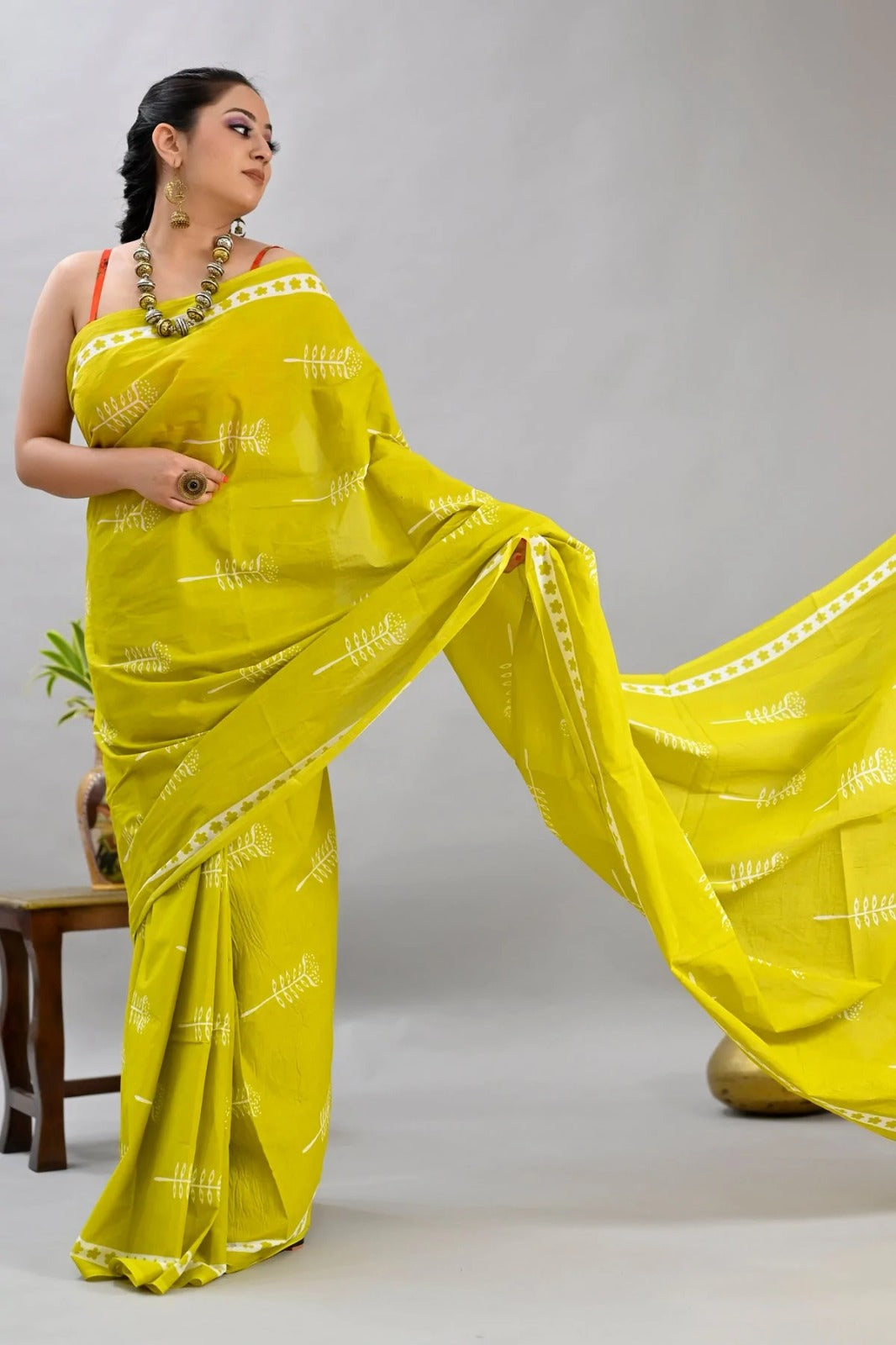Pure Cotton MulMul Printed Saree