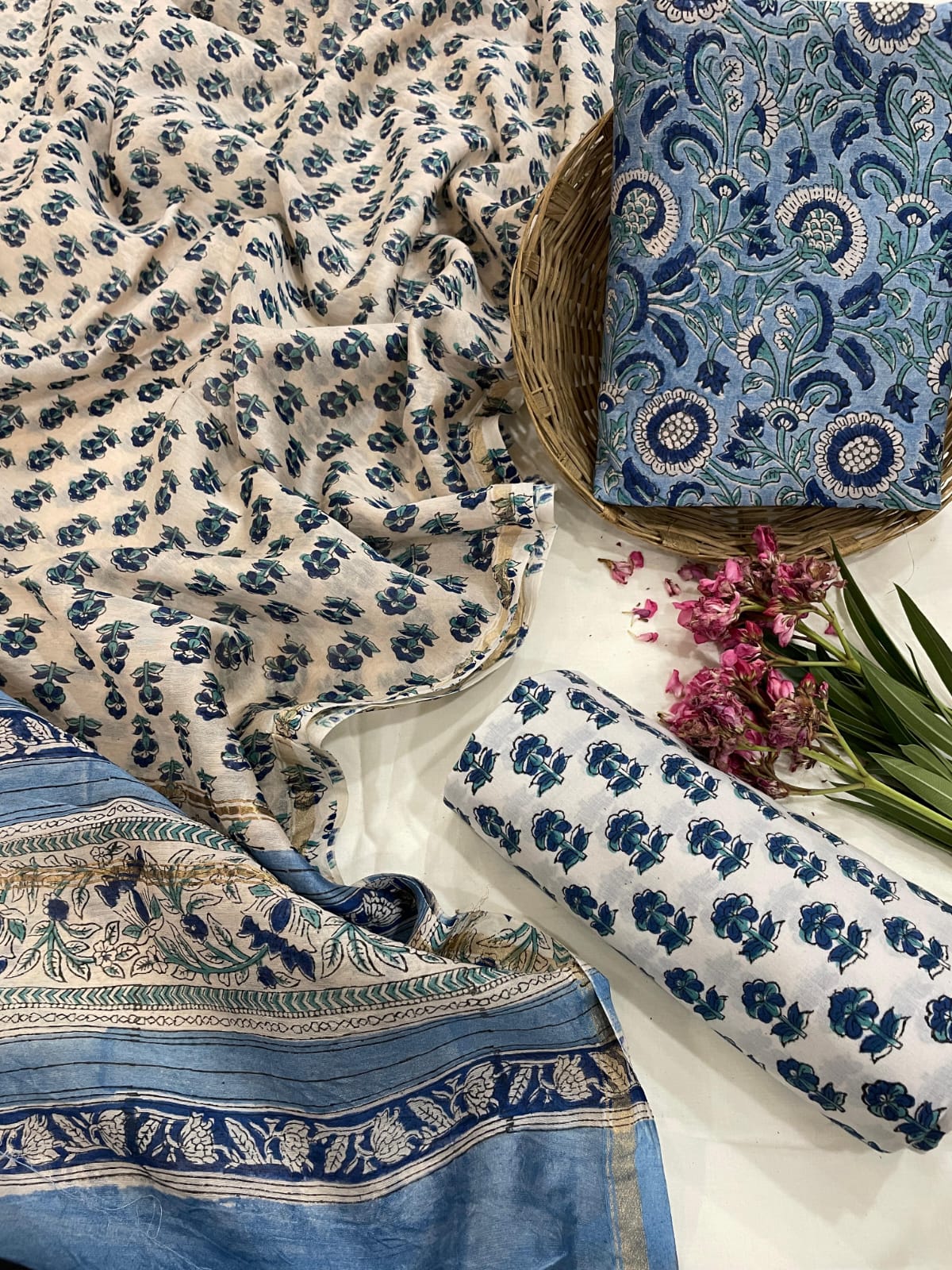 Pure Chanderi Silk Suit