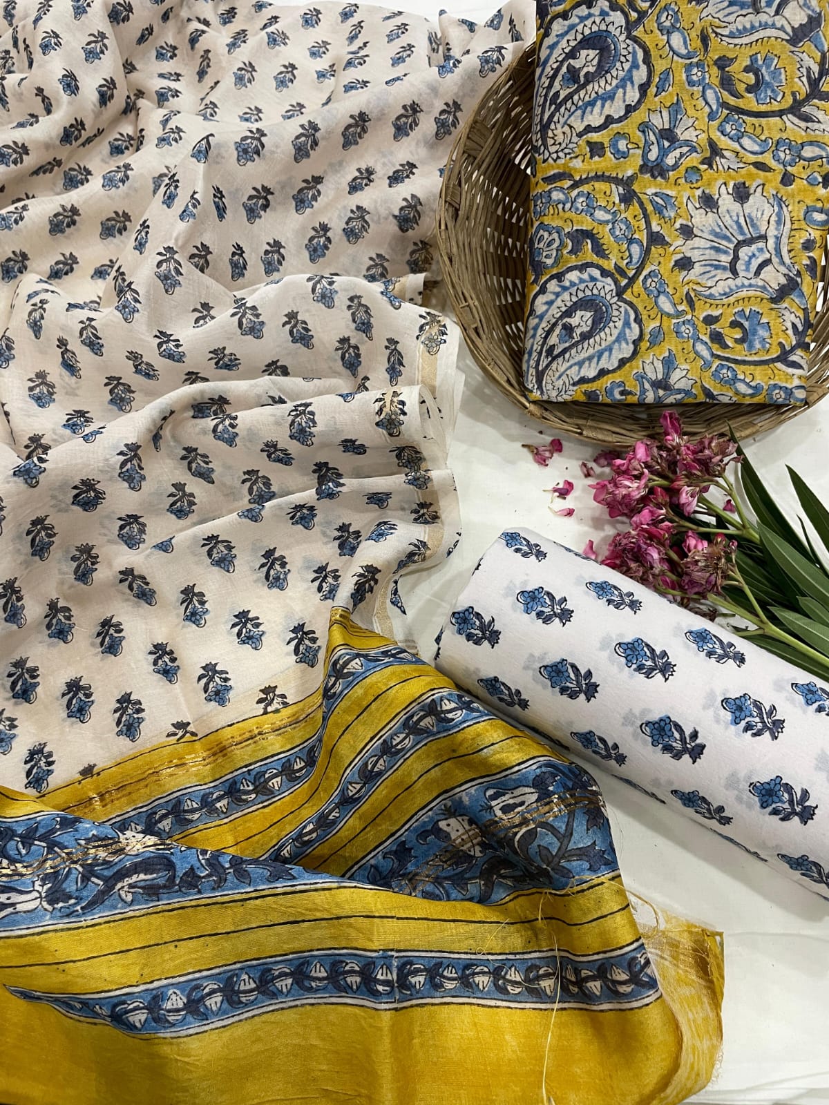 Pure Chanderi Silk Suit