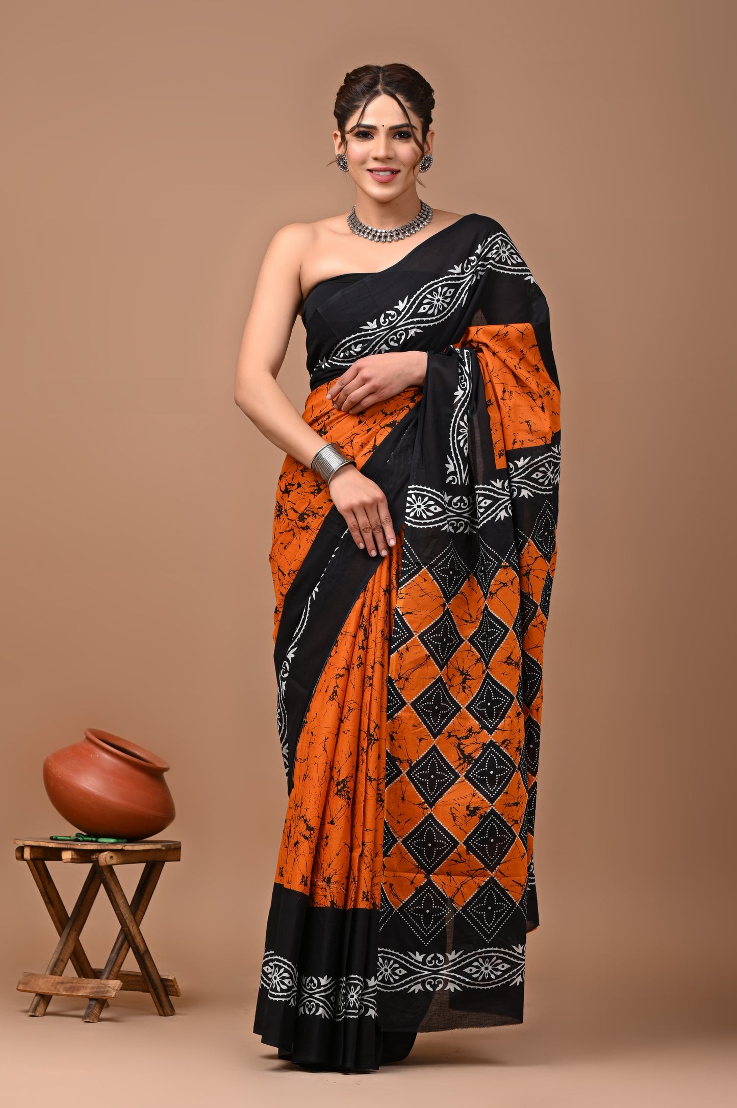 Pure Cotton MulMul Printed Saree