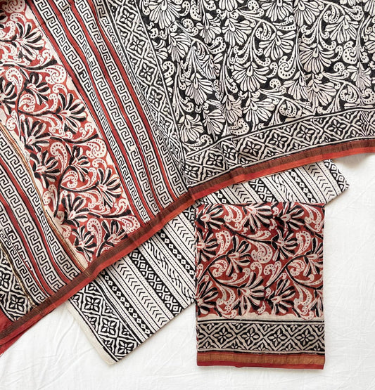 Pure Chanderi Silk Suit