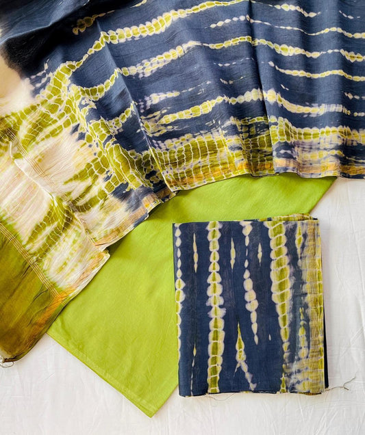 Pure Chanderi Silk Suit