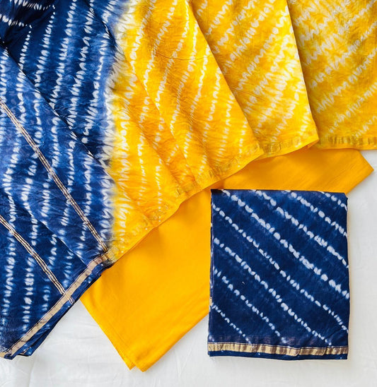 Pure Chanderi Silk Suit
