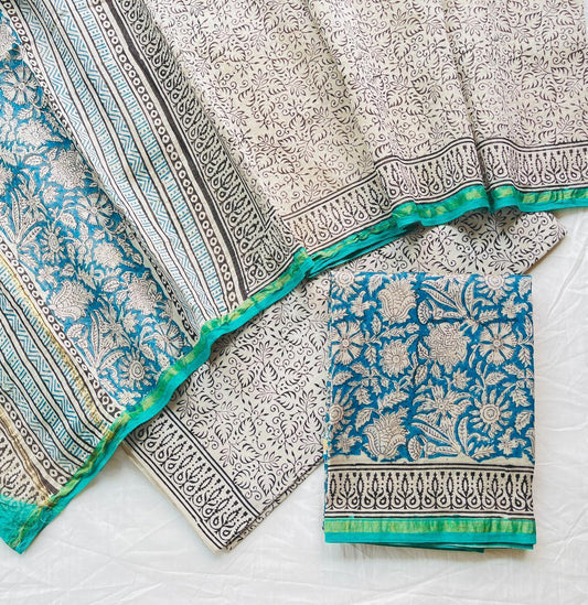 Pure Chanderi Silk Suit