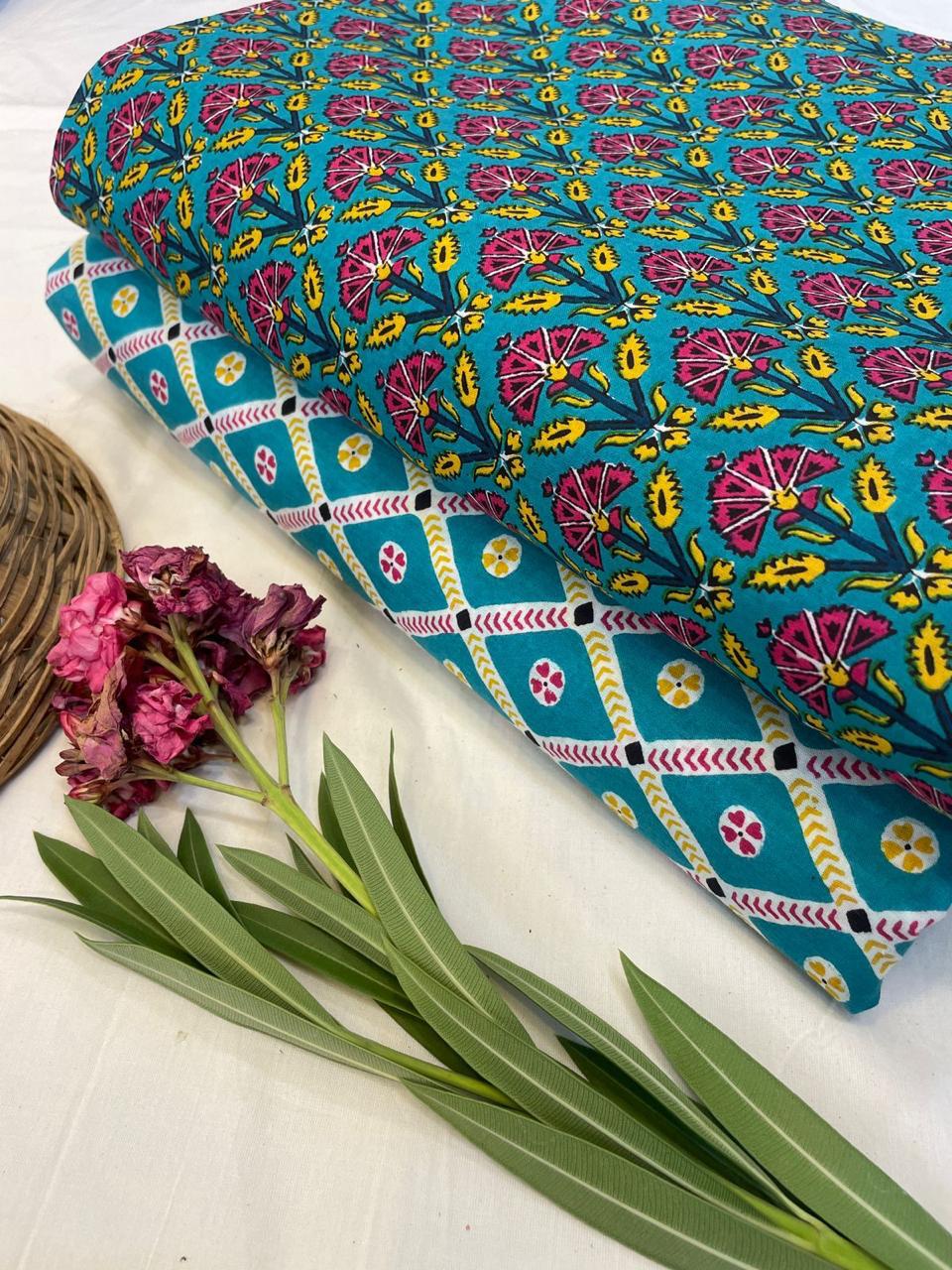 Cotton Running Fabric Combo Sets
