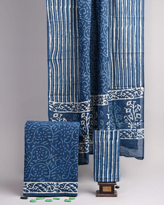 Hand Block printed Cotton Suit Set