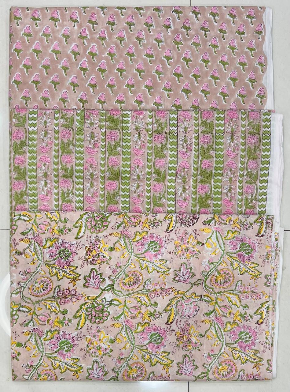 HAND BLOCK PRINTED COTTON FABRIC