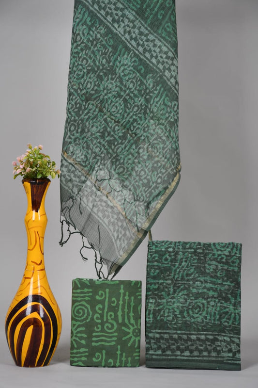 Hand Block Printed Kota Cotton Suit set