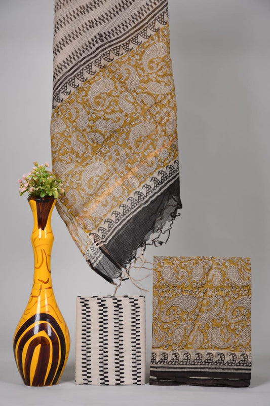 Hand Block Printed Kota Cotton Suit set